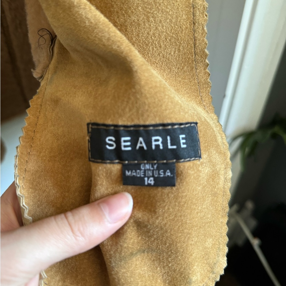 Vintage wool suede shearling penny lane type coat - Picture 4 of 4